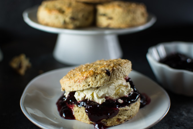 Cherry Almond Scones 