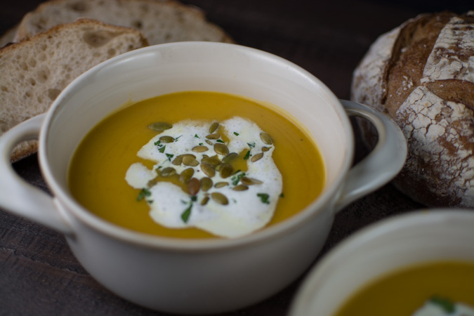 Curried Butternut Squash Soup