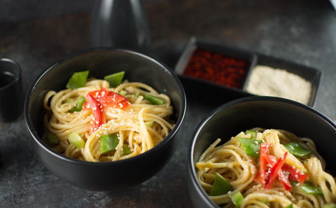 Spicy Sesame Noodles