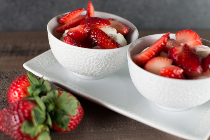 Strawberries and Ice Cream 