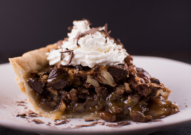 Dark Chocolate Pecan Pie