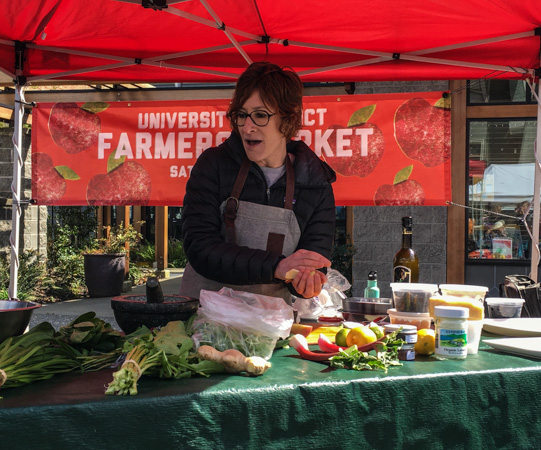 Cooking Class University District Farmer's Market 