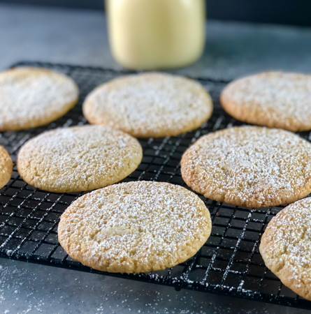 Eggnog Snickerdoodles