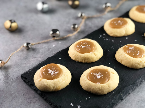 Salted Caramel Thumbprints 