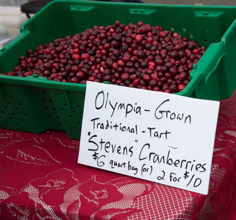 Cranberries at Farmer's Market 